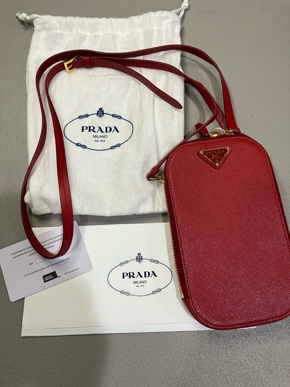 Prada Saffiano Mini Bag - Box Fresh! Full Inclusion! - Picture 12 of 16
